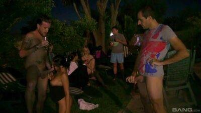 Addictive late night sex party grants some teens the bets time on girlsporntube.one