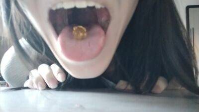 Giantess Uses Her Mouth To Play With Tinys on girlsporntube.one