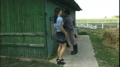 Young girl fucked wildly on the family ranch - Germany on girlsporntube.one