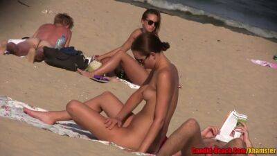 Sexy Naturist Couples Beach Voyeur Hidden Web Cam HD Movie on girlsporntube.one