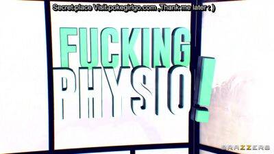 Fuck the physio while boyfriend for a physiotherapy session on girlsporntube.one