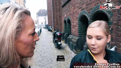 German Milf with big tits picks up a Teen for lesbian sex - Germany on girlsporntube.one