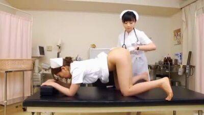 Asian nurses finger each other - Japan on girlsporntube.one