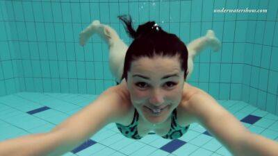 Russian Girl Swims Nude While Stripping In The Pool - Russia on girlsporntube.one