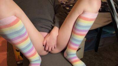 Asmr - Stoned Ramblings About Tv With Spread Legs And Knee High Socks! on girlsporntube.one