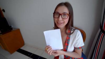 Dick For Lily - Girl Gets Fucked For Homework For The First Time And She Likes It on girlsporntube.one