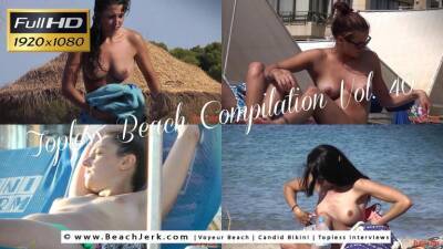 Topless Beach Compilation Vol.40 - BeachJerk on girlsporntube.one