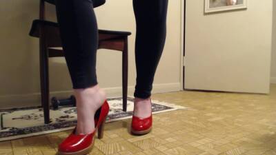 My Sexy Red Heels - TacAmateurs on girlsporntube.one