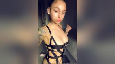 Bhad Bhabie Topless Thong Straps Bikini Video Leaked on girlsporntube.one