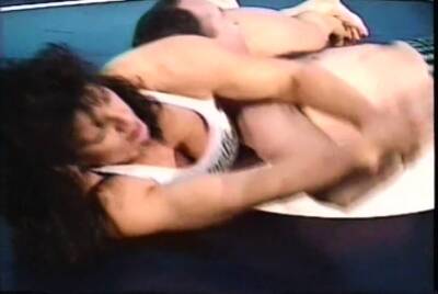 Thea Bennington wrestling attack on girlsporntube.one