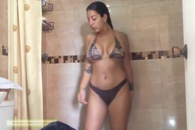 Amy Delgado Bikini Shower Exclusive Patreon Video on girlsporntube.one