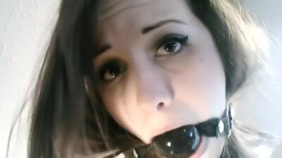 Gagged Messy Drooler on girlsporntube.one