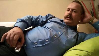 Big moustached daddy on girlsporntube.one