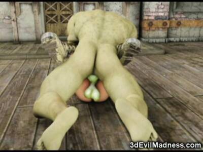 3D Girls Wrecked by Humanoid Monsters! on girlsporntube.one