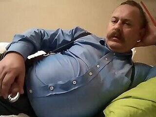 Big moustached daddy on girlsporntube.one