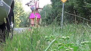 (Free Version) "Hitchhiking Rave Slut" (Part 1) - Nikki Dicks finds herself lost on the way to Rave. As luck has it, a nice stranger lends his hands to assist.. on girlsporntube.one