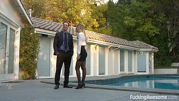 Real estate agent Natalia Starr wants to sell a house on girlsporntube.one