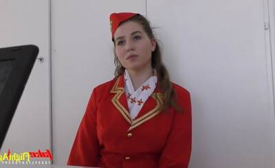 Beautiful Stewardess Takes Big Monster Cock on girlsporntube.one