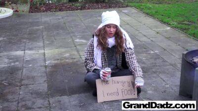 Can you Spare some Money Old Man? on girlsporntube.one