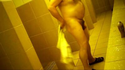 Naked men in public pool shower on girlsporntube.one