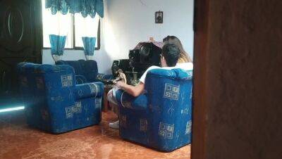 My step sister thinks no one is home and she fucks her boyfriend in the living room. I'll show the video to our parents on girlsporntube.one