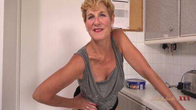 Busty 57yo Ms. Molly Sucks Your Cock & Lets You Fuck Her In The Kitchen on girlsporntube.one