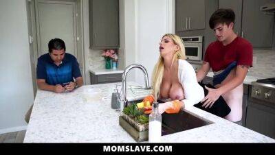 MomSlave.com- Stepson Can Fuck His Hot Stepmom Whenever He Wants - Brooklyn Chase on girlsporntube.one