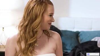 Solo girls meet in the coat room at a wedding - Whitney Wright and Madison Morgan on girlsporntube.one