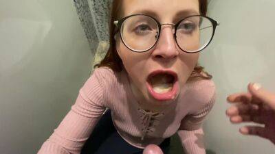 Risky Public Testing Sex Toy In The Store And Cum In Mouth In Public Toilet on girlsporntube.one