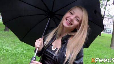 Dude meets cute blondie and invites her at home to have some good shag - Russia on girlsporntube.one