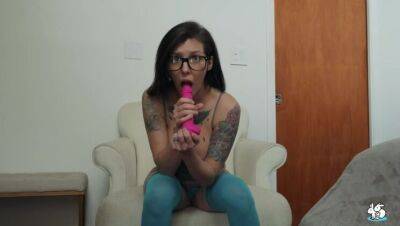 Alt Girl With Glasses And High Socks Sucks And Fucks Dildo - Madrid on girlsporntube.one