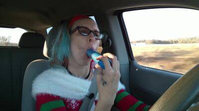 Holiday Car Masturbation on girlsporntube.one