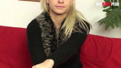 Hungarian Blonde Babe Drilled Deep In Hot Threesome Audition - Hungary on girlsporntube.one