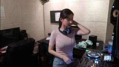 On the first day of learning Pilates, someone to play with in the DJ practice room! - China on girlsporntube.one