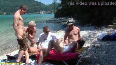 Real public german beach fuck orgy - Germany on girlsporntube.one