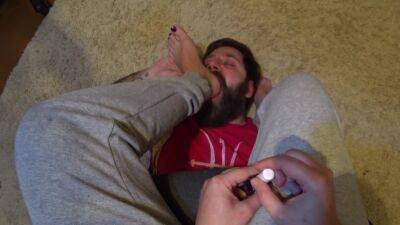 Human Foot Mat. She Uses Me As A Mat For Her Cold Feet - Russia on girlsporntube.one