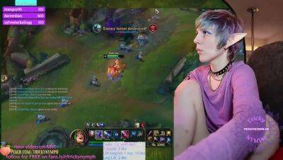 Tricky Nymph Plays League of Legends on Chaturbate! 25 Kills on Jinx!! on girlsporntube.one