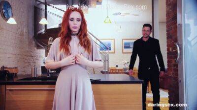 Ella Hughes pleasing Alberto's cock on girlsporntube.one