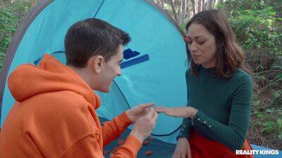 Merciless inches for the thin stepmom in sensual outdoor camping trip on girlsporntube.one