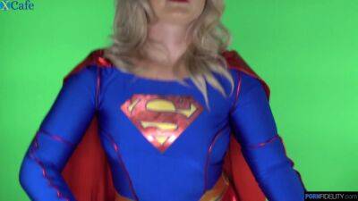 Horny superwoman Lisey Sweet saves dude and gets rewarded with hard fuck on girlsporntube.one