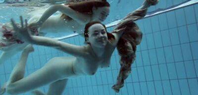 Euro And Russian Two Dressed Beauties Underwater Anna Netrebko And Lada Poleshuk - Russia on girlsporntube.one