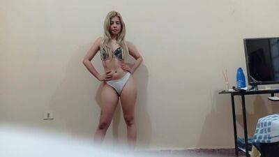 Amateur Blonde Latina on girlsporntube.one