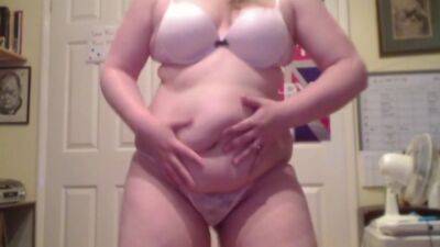 Chubby Jiggly Fat Belly Dance on girlsporntube.one