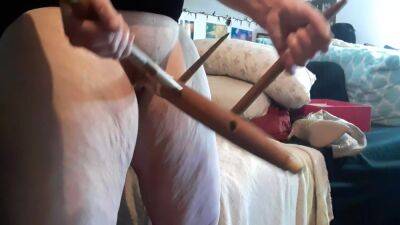 Broken Chair Leg #4! While Standing And Squirting Down My Legs! on girlsporntube.one