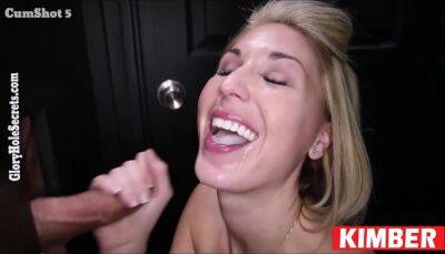 KIMBER Interracial BLOWJOB Blonde Teen Finishing Blowjobs Cum Swallow Many Fellatio BBC Cumshots GLORYHOLE Part 1 - Kimber Lynn - Kimber lynn on girlsporntube.one