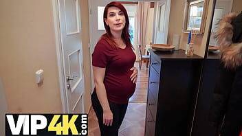 DEBT4k. Bank agent gives pregnant MILF delay in exchange for quick sex on girlsporntube.one