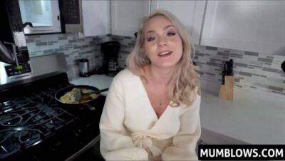 Stepson grabs Stepmoms ass while shes cooking on girlsporntube.one