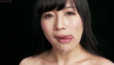 Busty Japanese Moeka Kurihara gets cum on face - fetish - Japan on girlsporntube.one