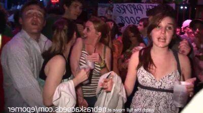 Girls Flashing Hooters During Huge Club Party With Mtv Djs And Behind The Scenes Bts -Students on girlsporntube.one