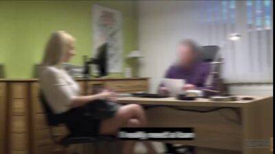 Choosers Can Be Beggars - blonde MILF cougar seduces bank worker on girlsporntube.one